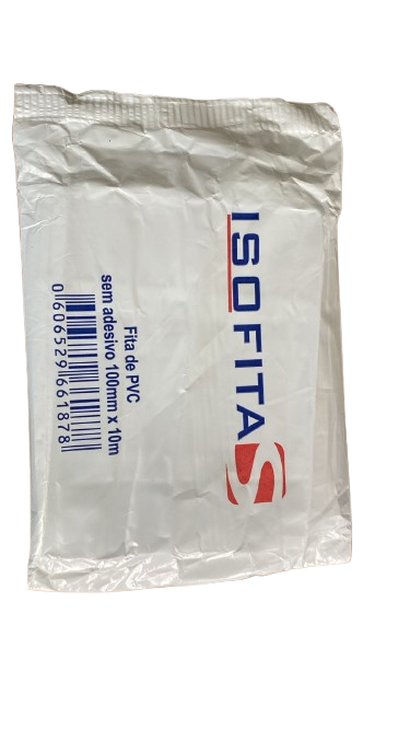 Fita Pvc Instalação Ar Condicionado Split 10mx0,10m Branca